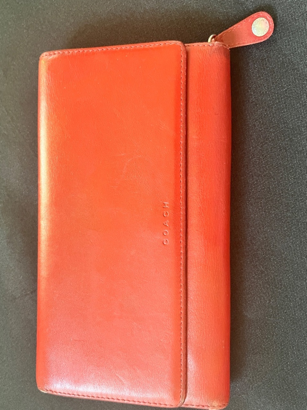 COACH Red Leather Wallet